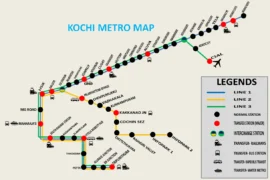 Kochi Metro Map 1